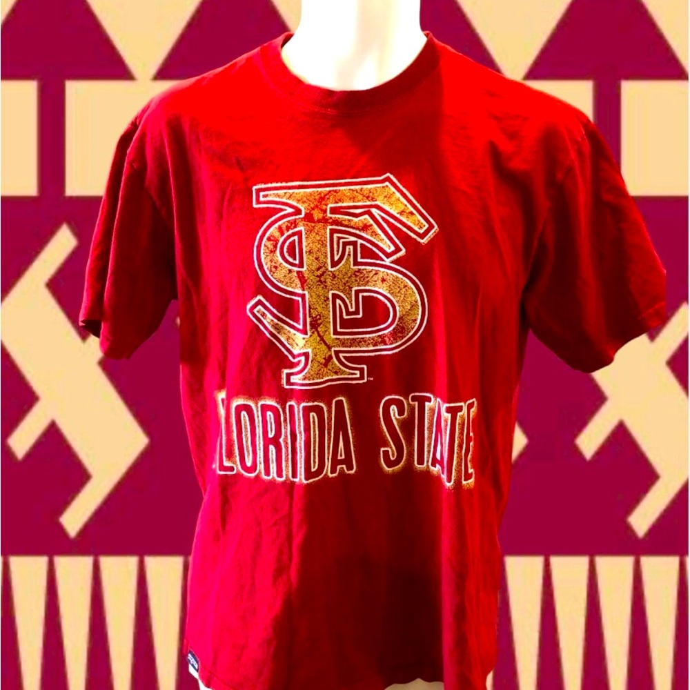 FSU Florida State Seminoles JanSport Men’s M Medium Garnet Logo Shirt EUC